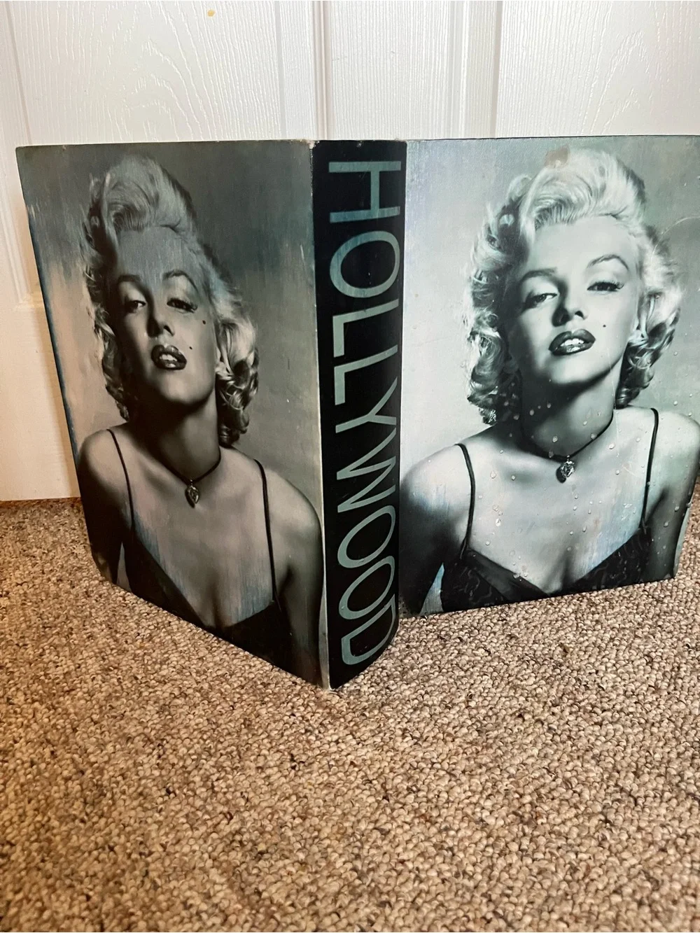 Vintage Style Black & White Marilyn Monroe Decorative Storage Box
